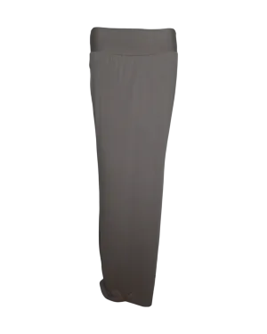 simple maxi skirt / charcoal grey