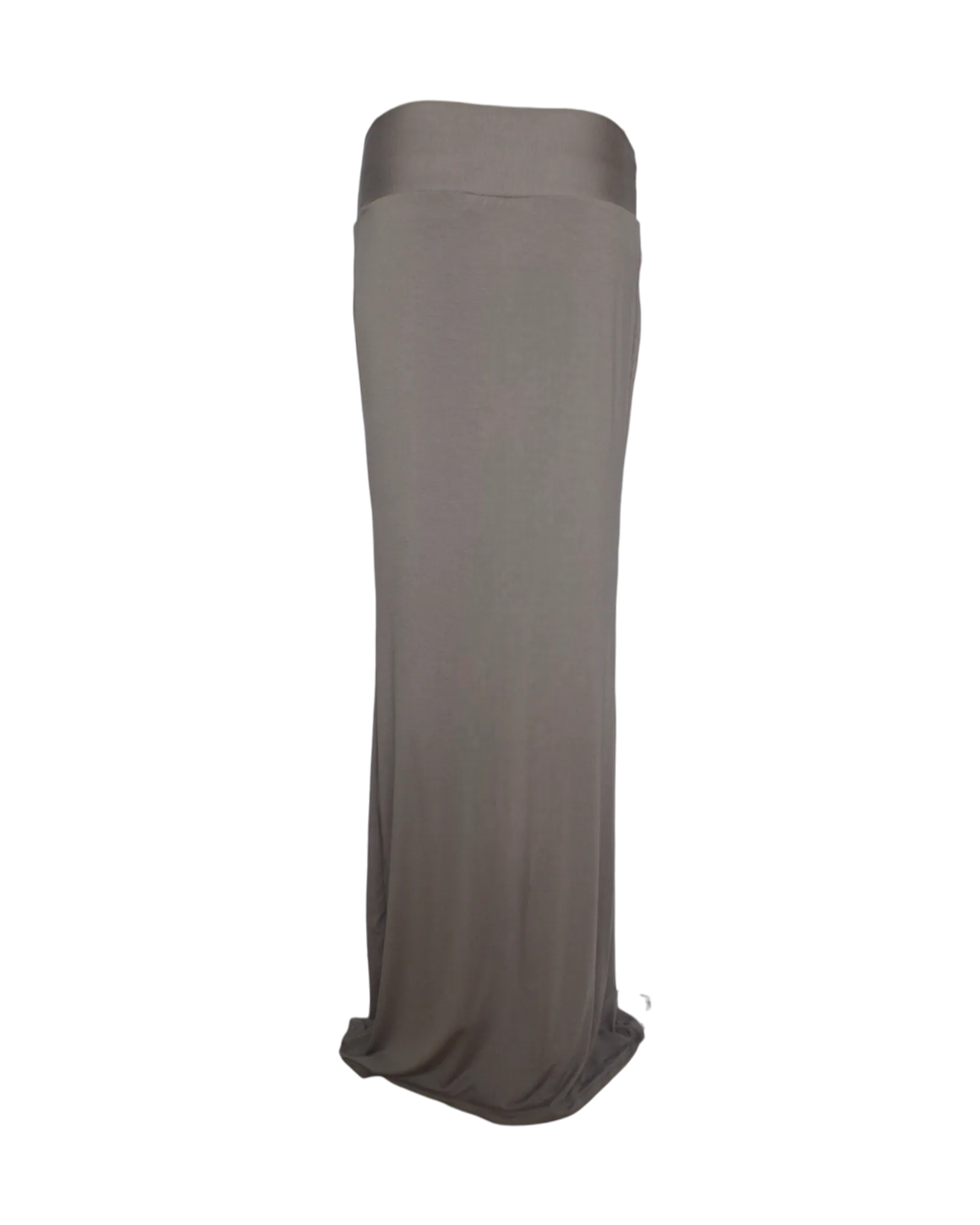 simple maxi skirt / charcoal grey
