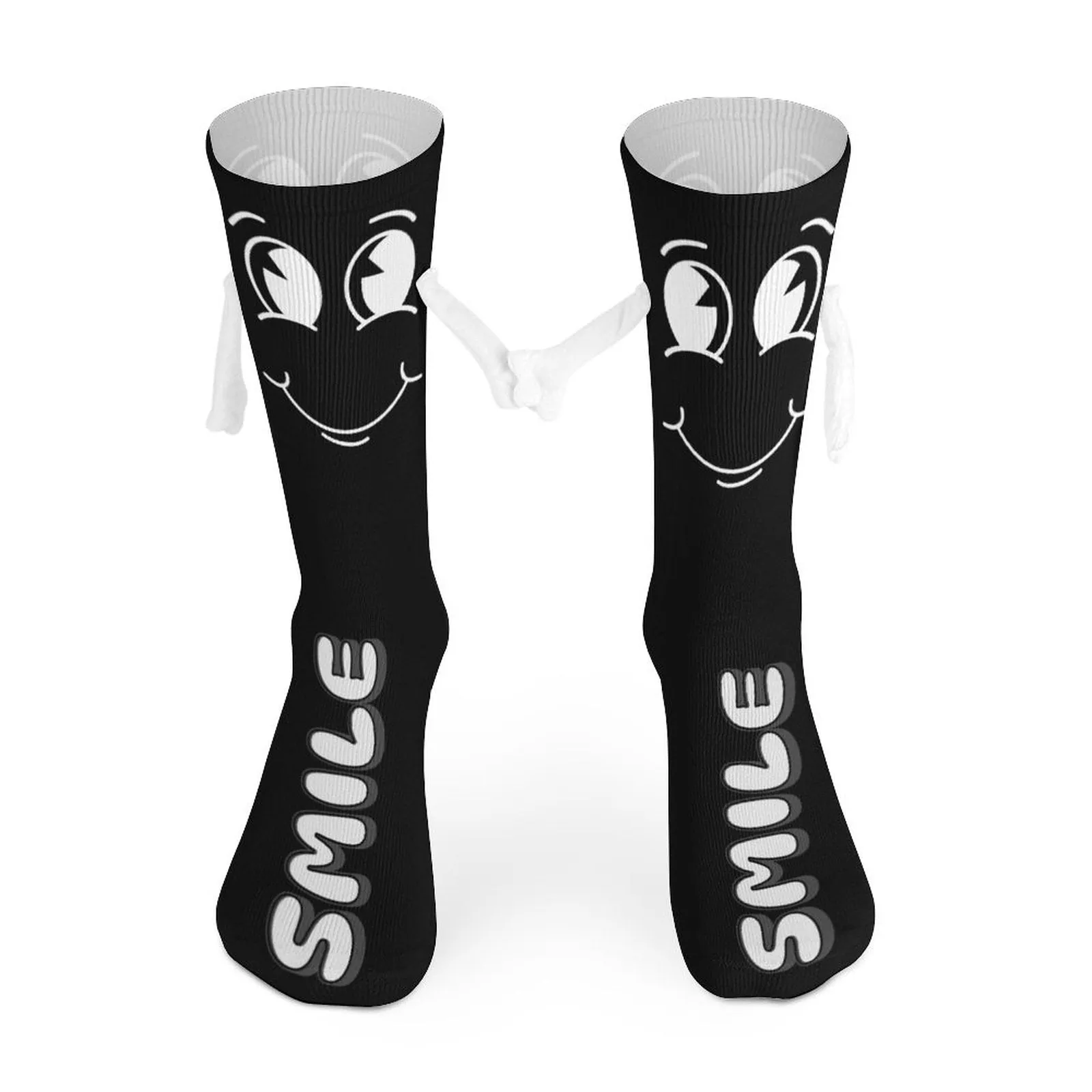 Smile Buddy - Magnetic Holding Hands Funny Socks