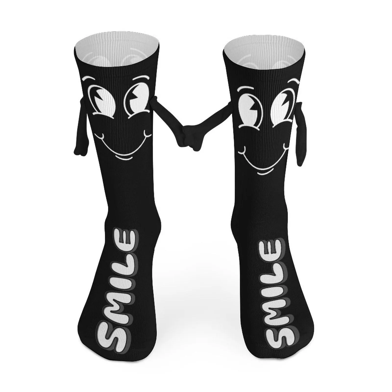 Smile Buddy - Magnetic Holding Hands Funny Socks