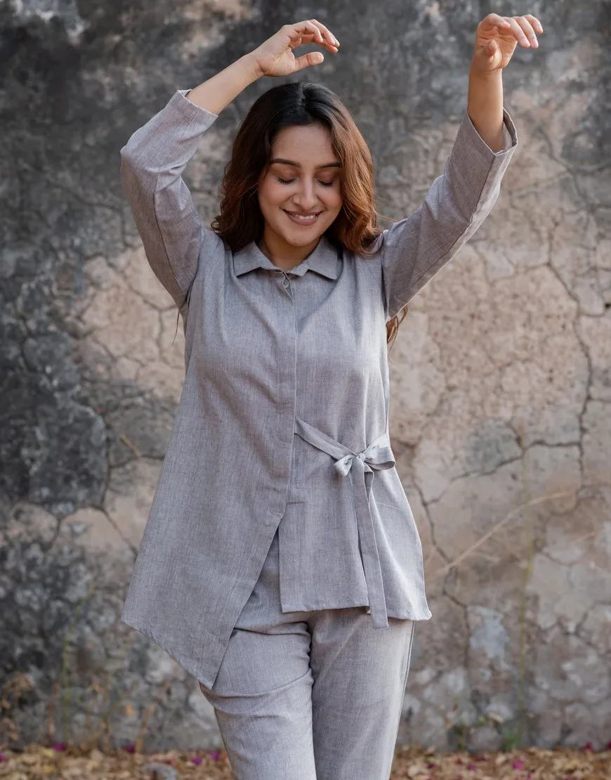 Solid Grey Co-ord Set