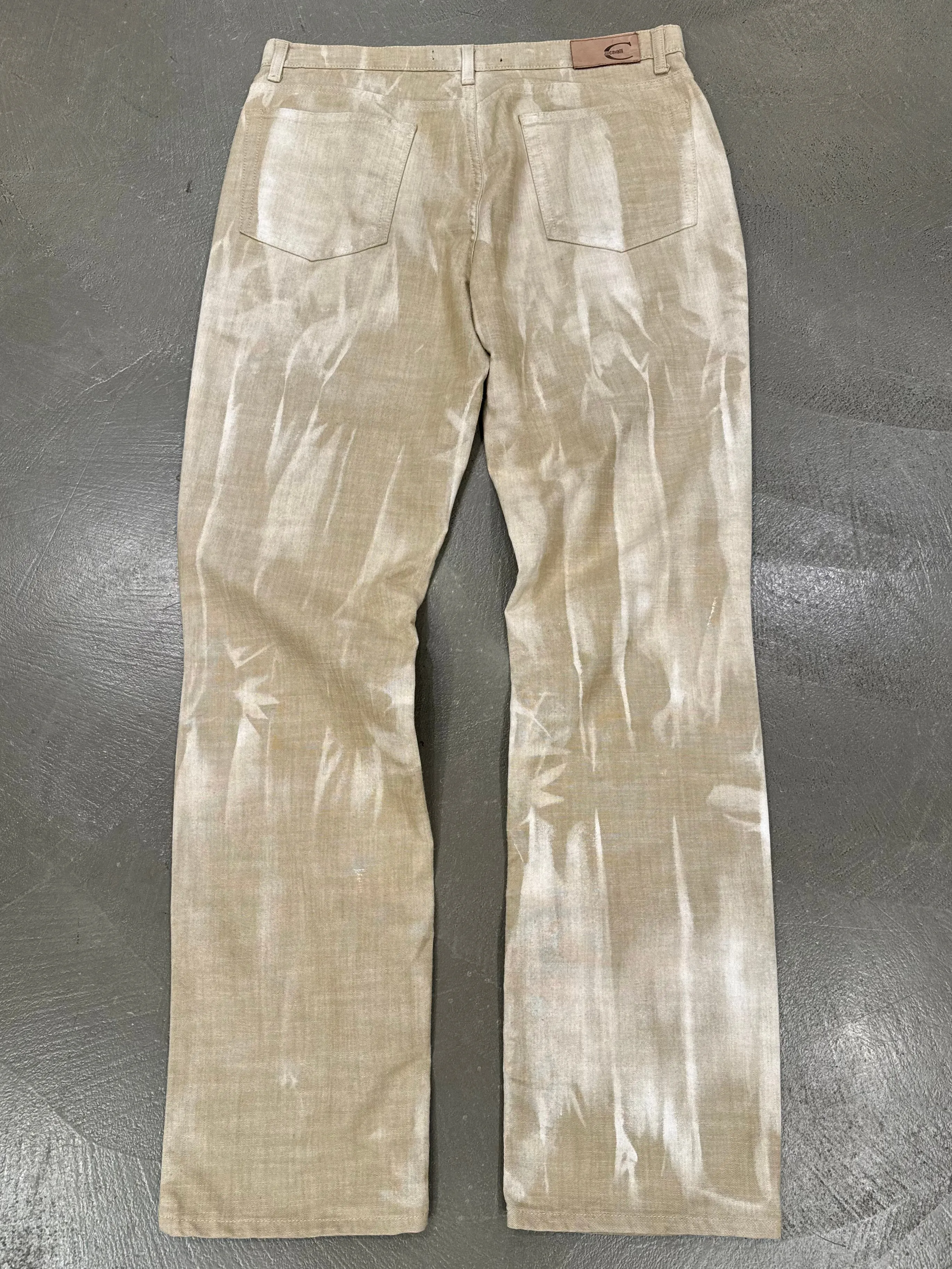 S/S 2003 Cavalli wrinkle shades cotton pants