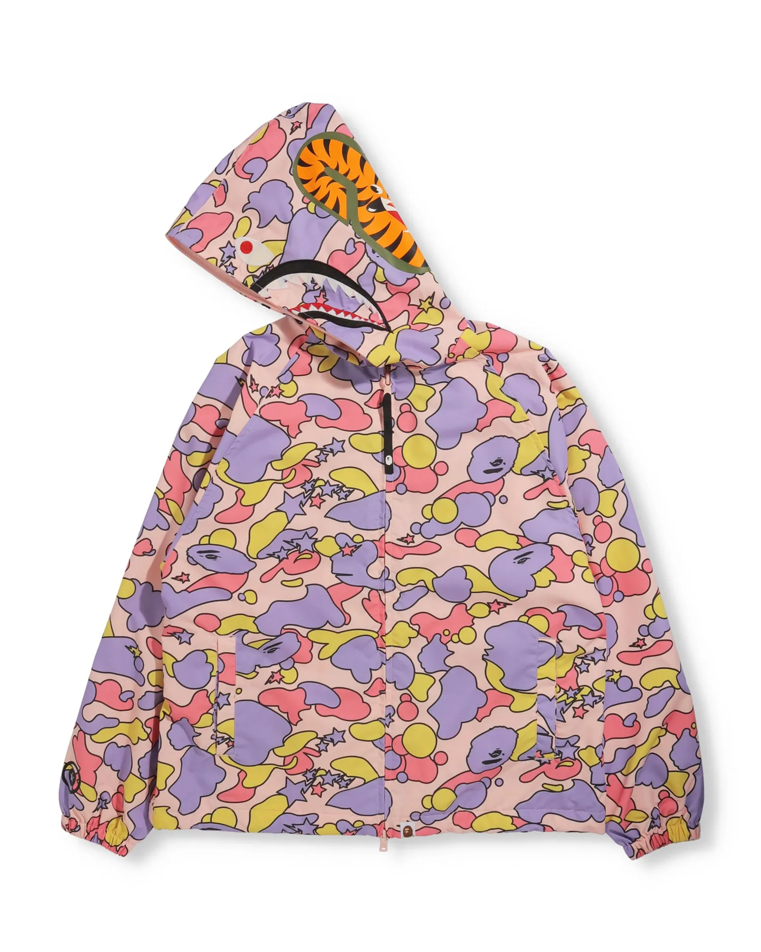 STA Camo Oversized Full Zip Hoodie Jacket