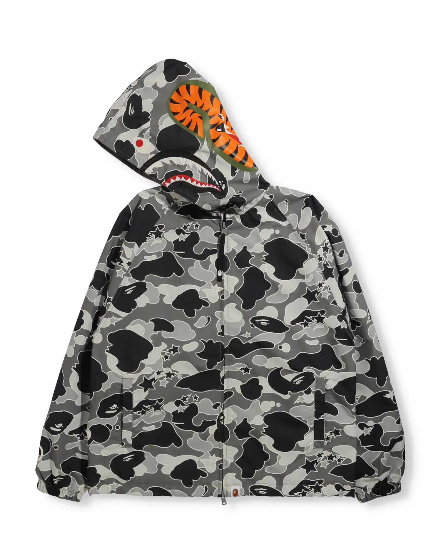 STA Camo Oversized Full Zip Hoodie Jacket