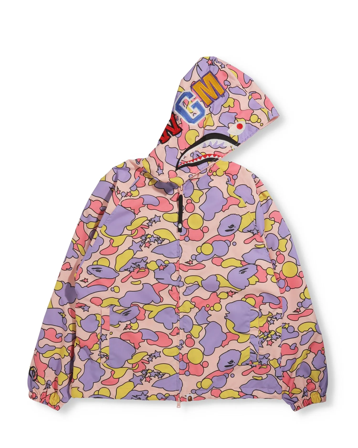 STA Camo Oversized Full Zip Hoodie Jacket