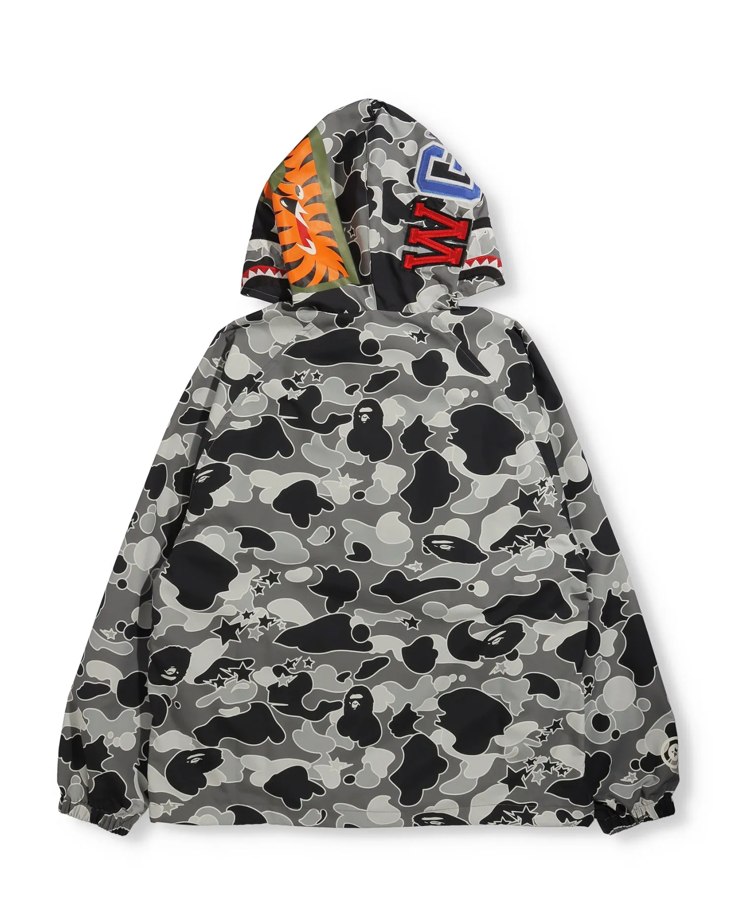 STA Camo Oversized Full Zip Hoodie Jacket