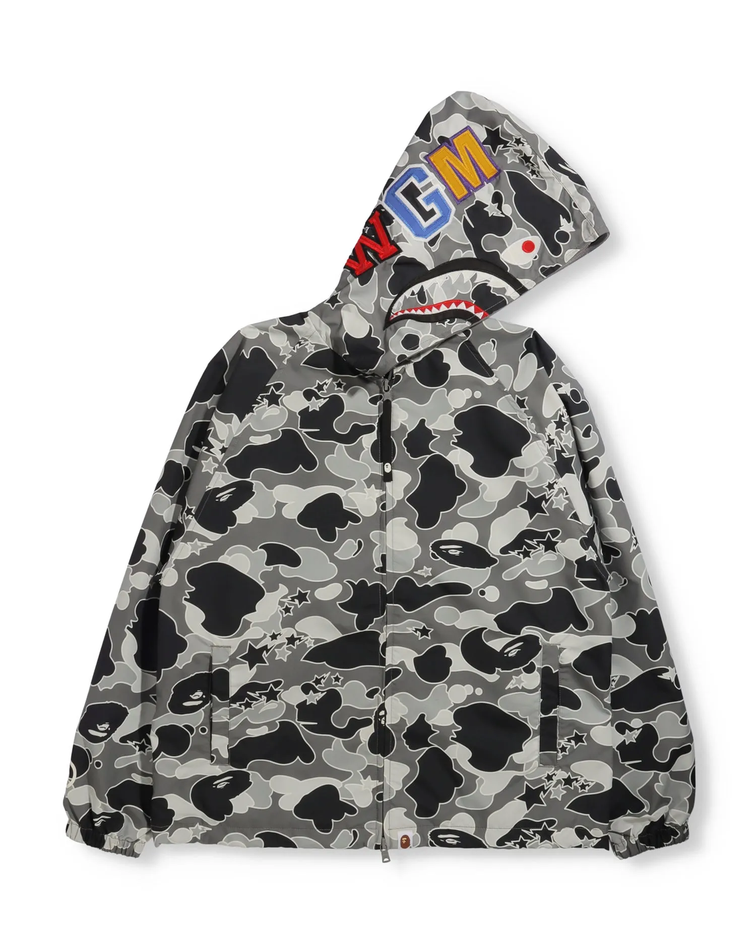 STA Camo Oversized Full Zip Hoodie Jacket