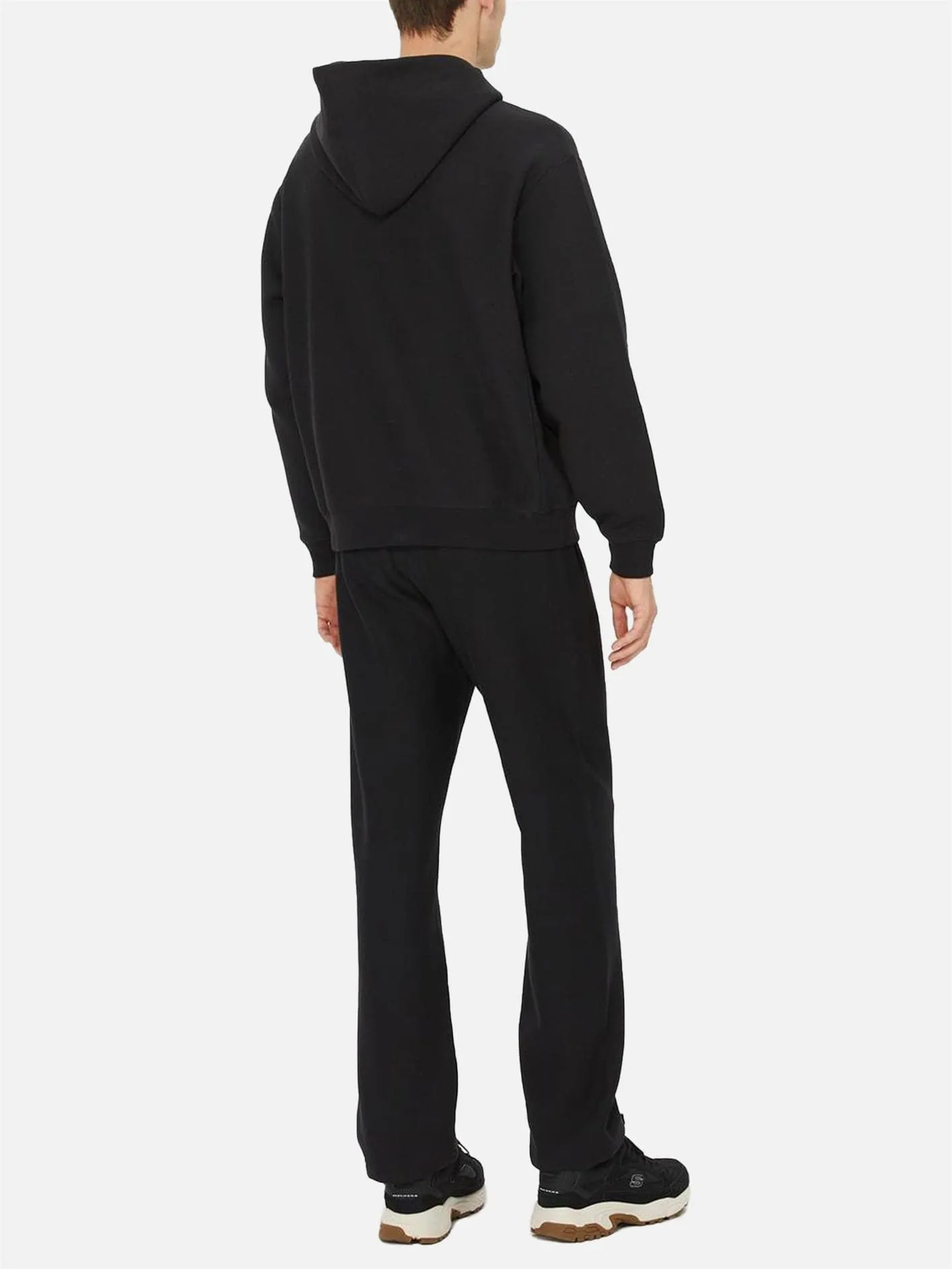 Straight Hem Pants - Black
