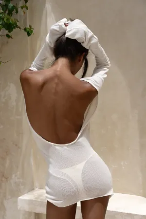 STRAPLESS TUNIC | WHITE