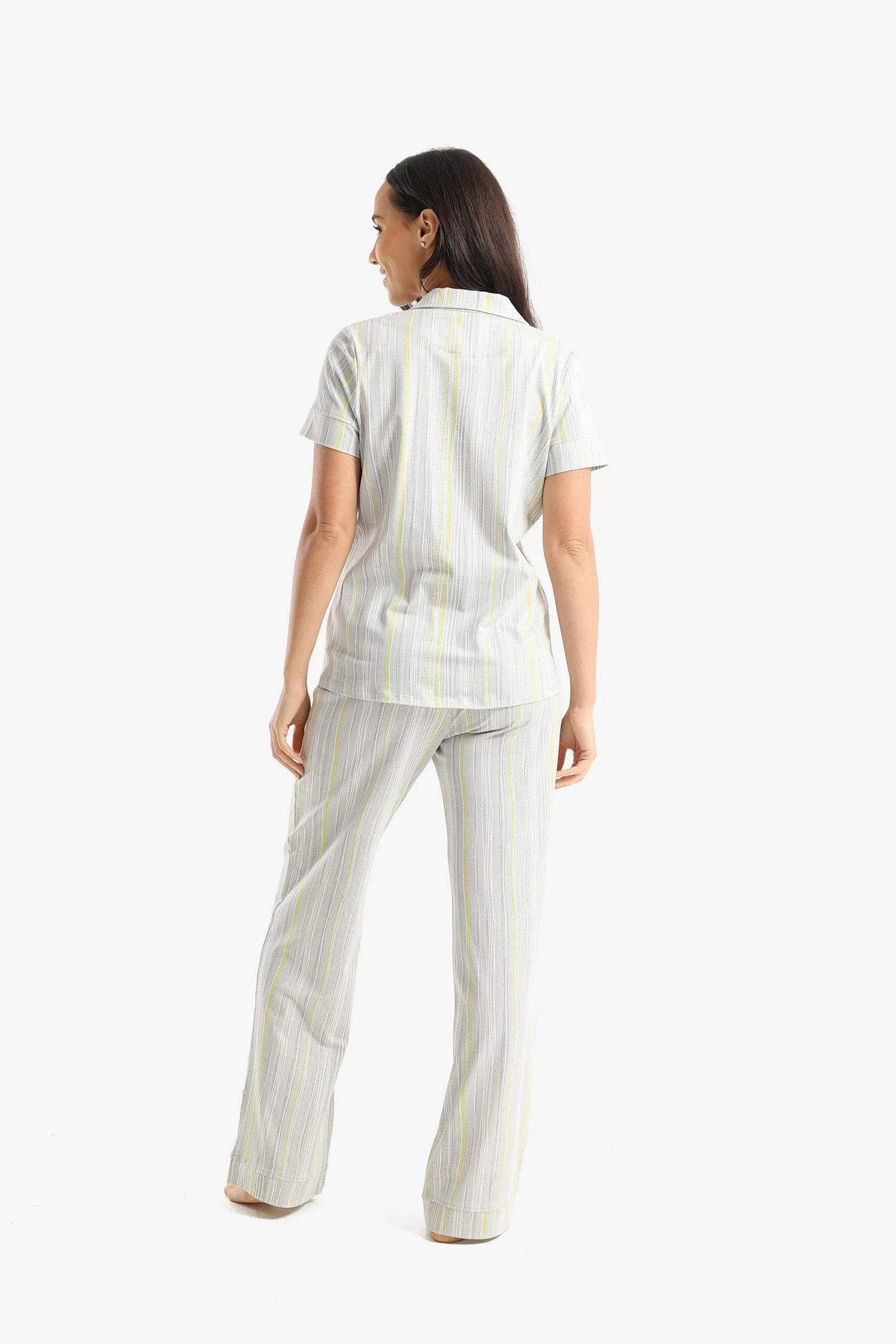 Striped Colored Pyjama Set