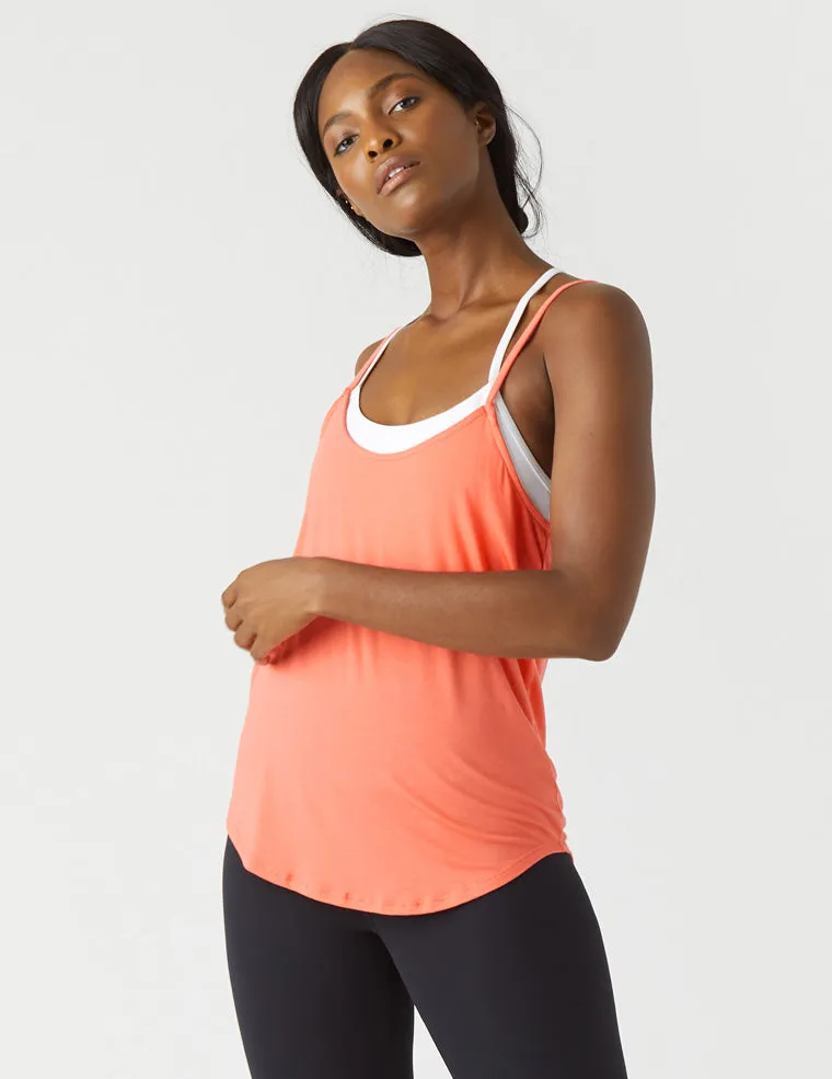 Subtle Tank: Hot Coral