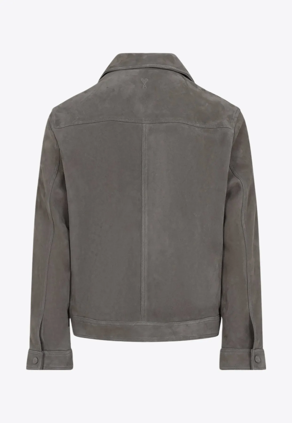Suede Zip-Up Jacket