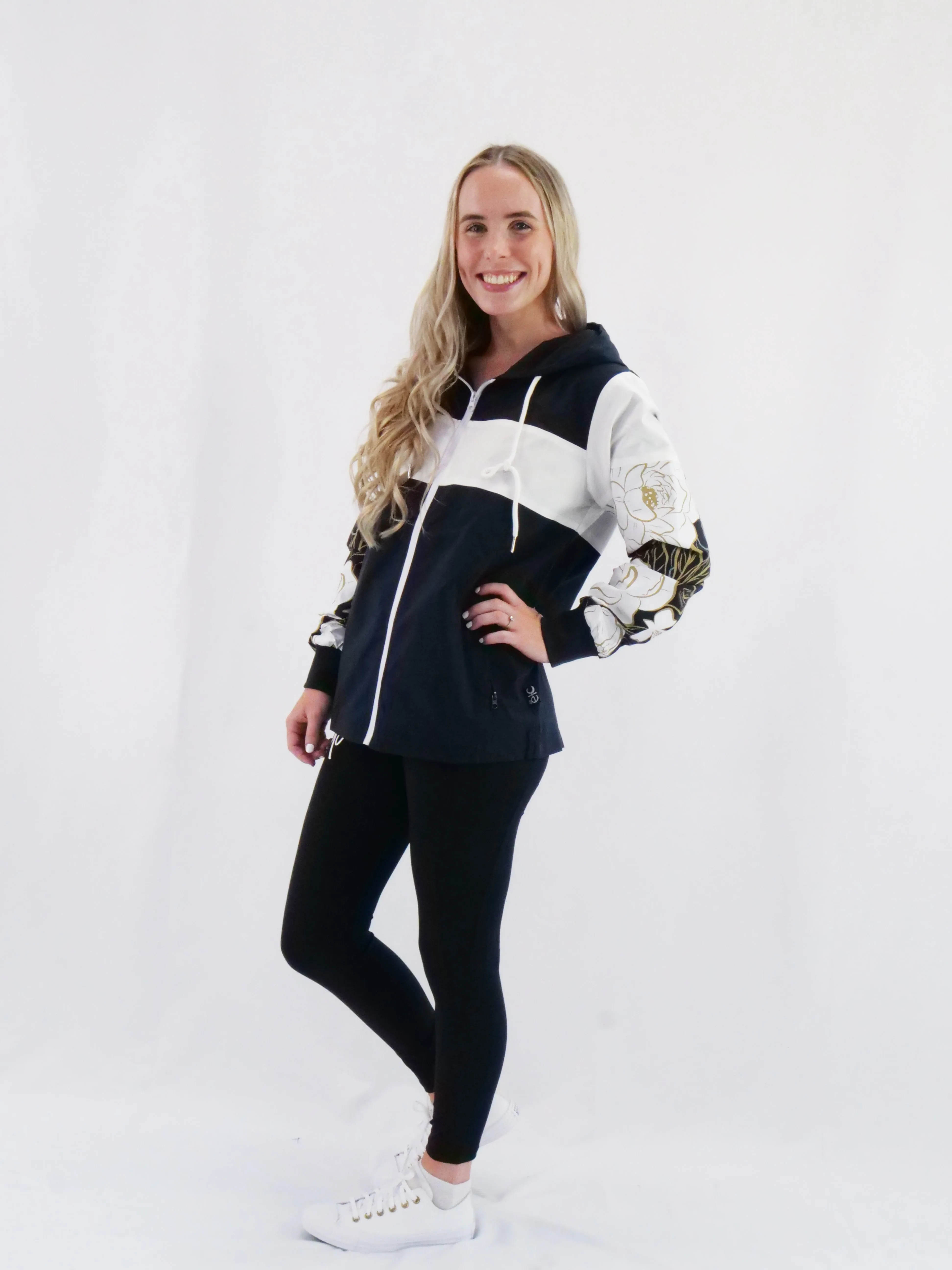 Summer Peonie Zip Up Parka PRE ORDER