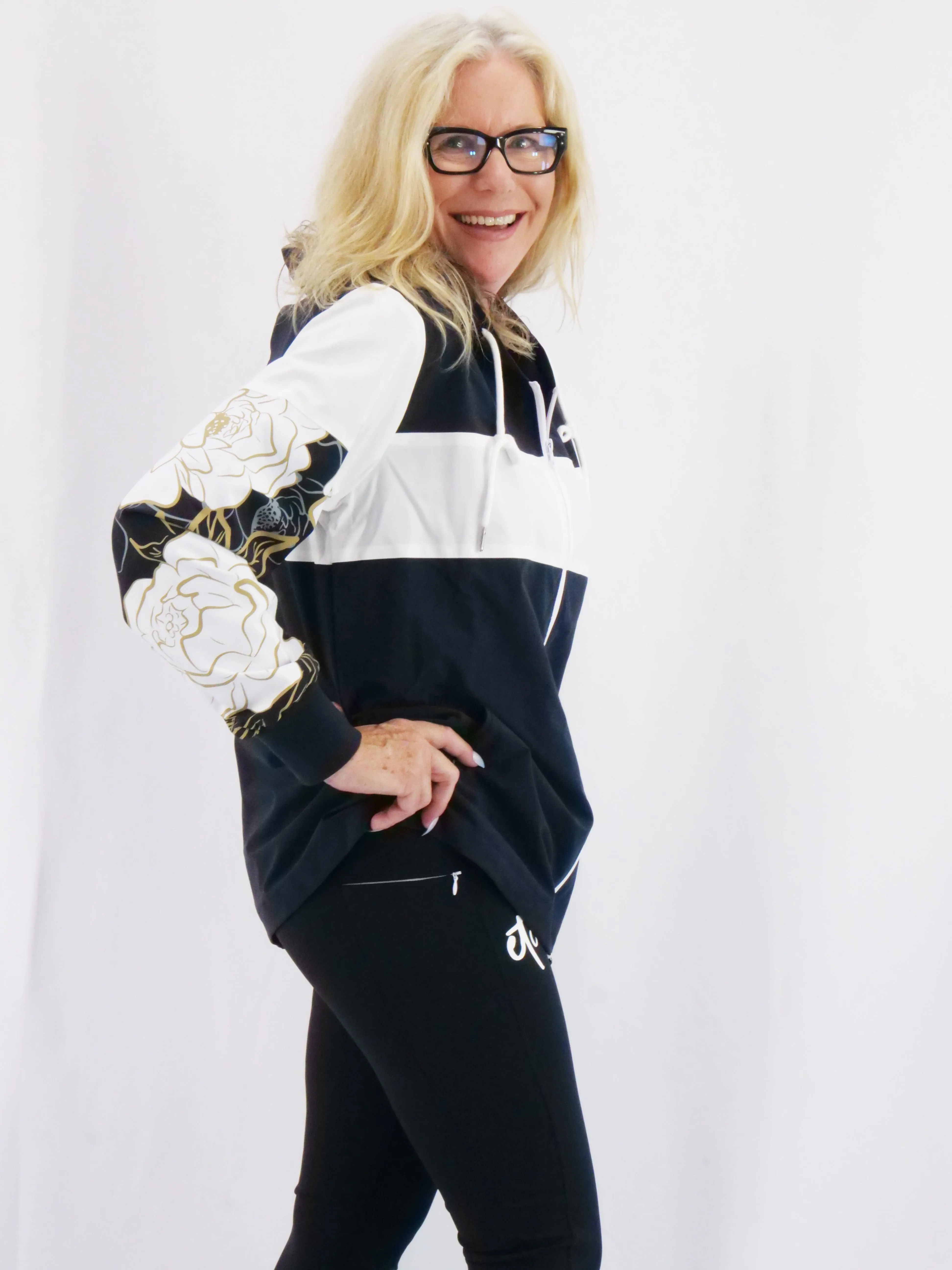Summer Peonie Zip Up Parka PRE ORDER