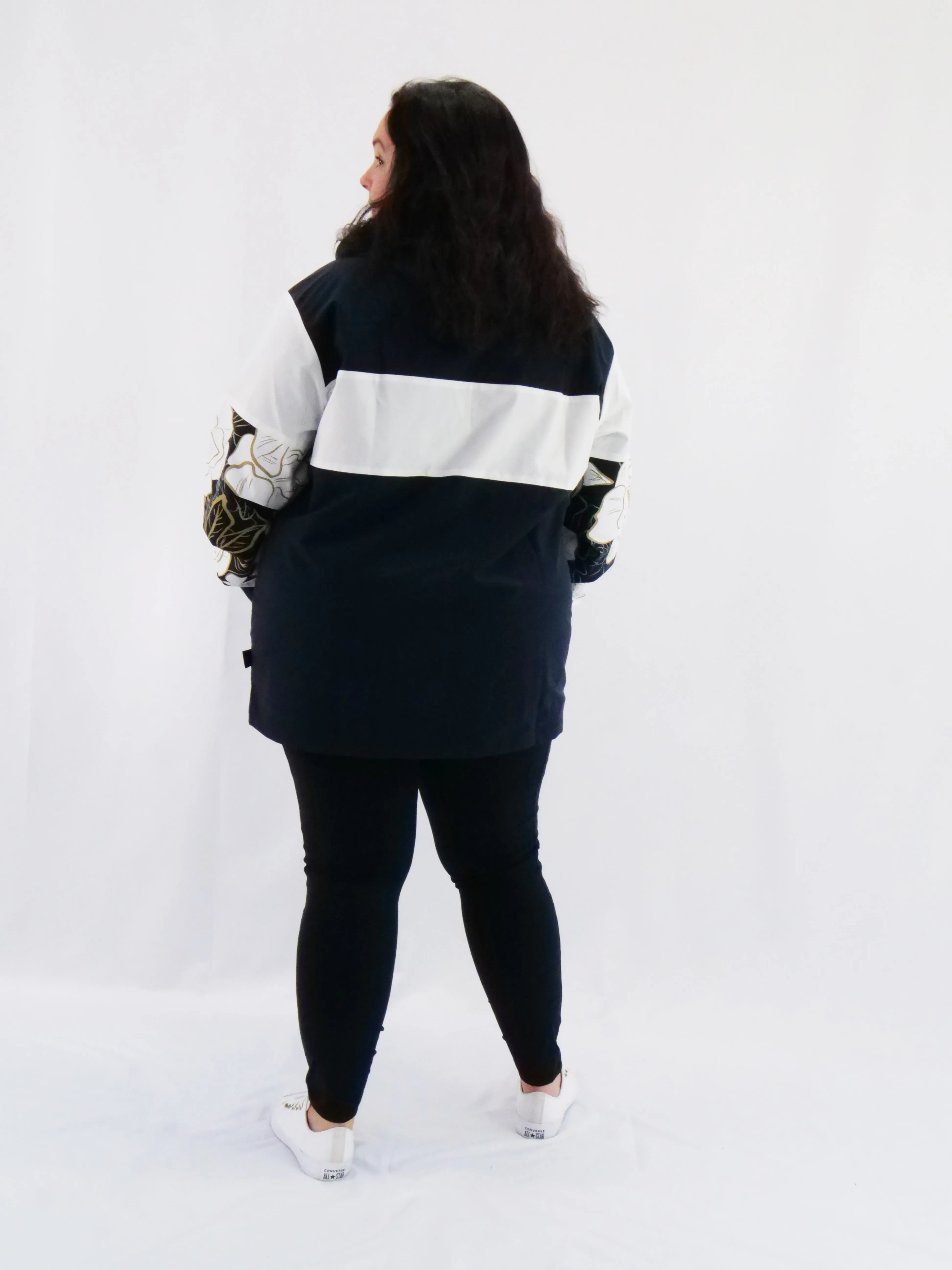 Summer Peonie Zip Up Parka PRE ORDER