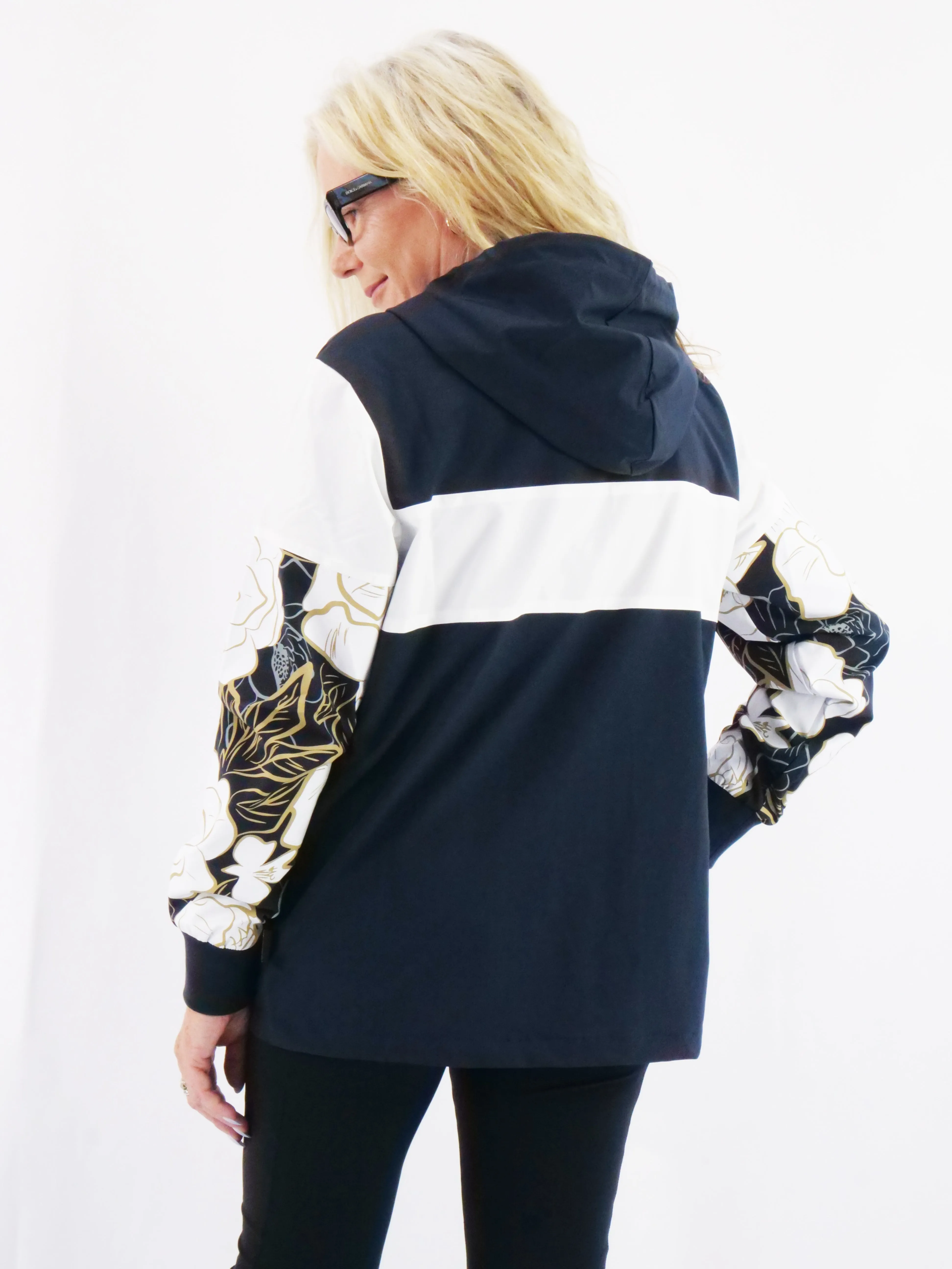 Summer Peonie Zip Up Parka PRE ORDER