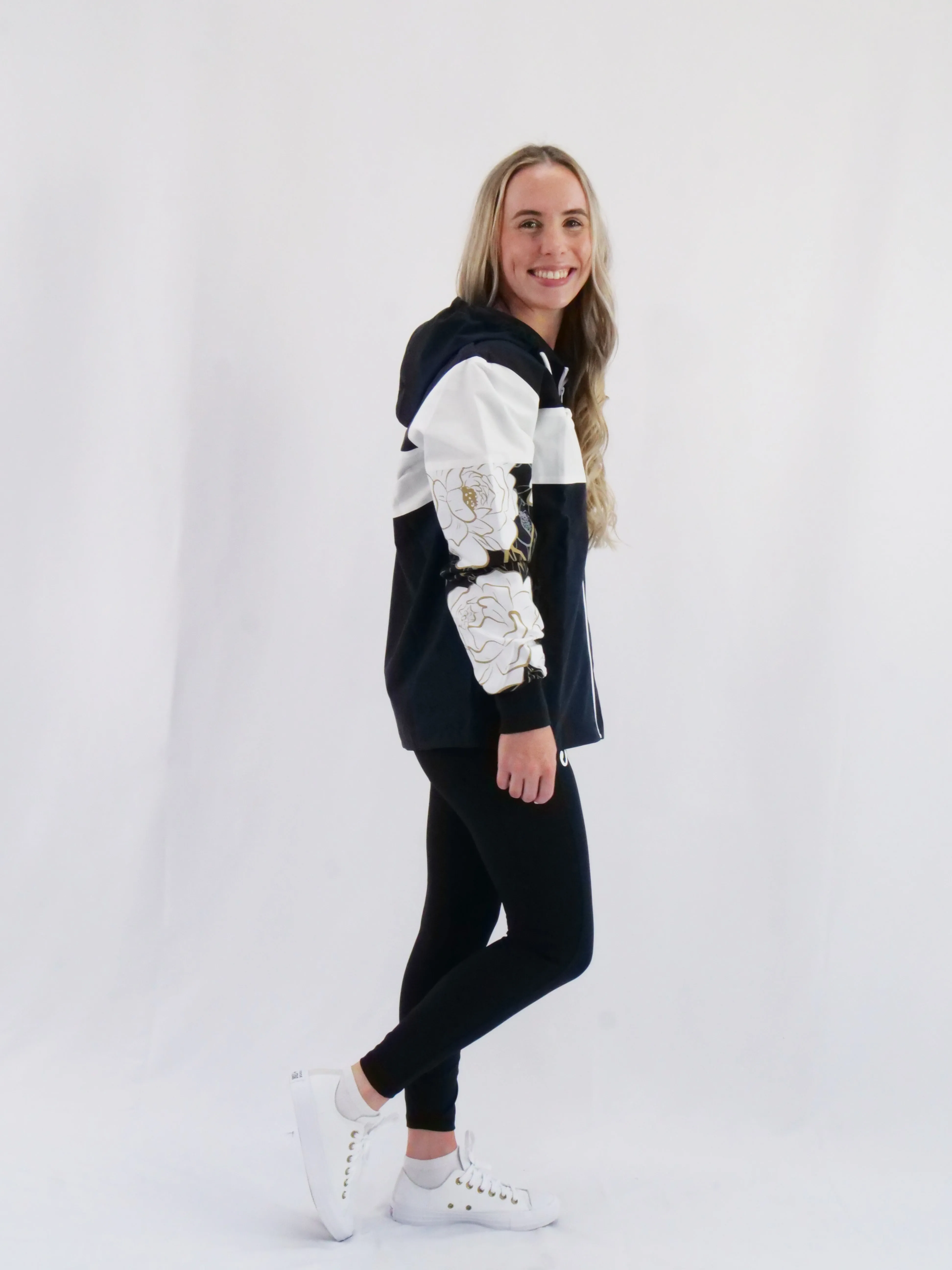 Summer Peonie Zip Up Parka PRE ORDER