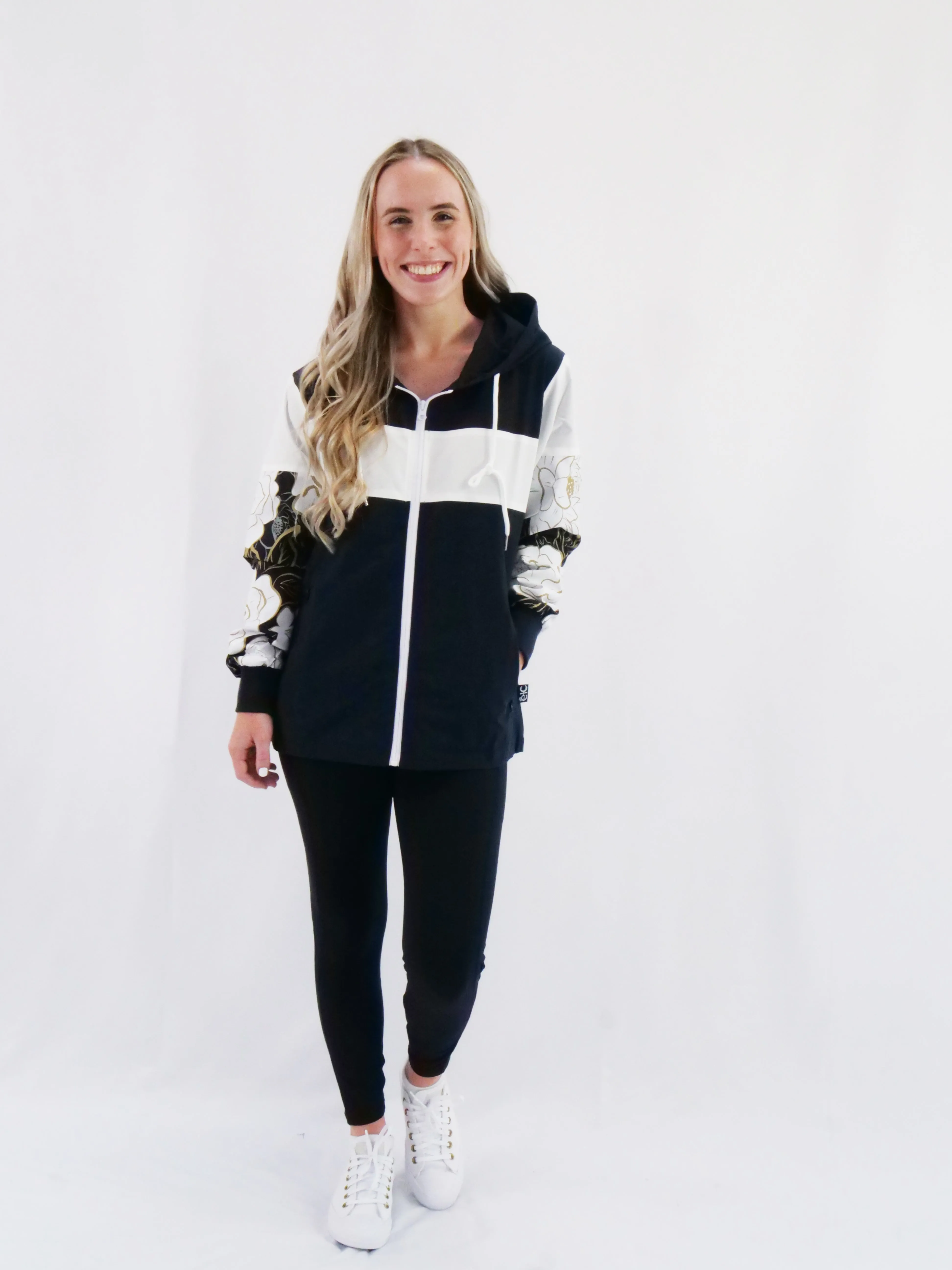 Summer Peonie Zip Up Parka PRE ORDER