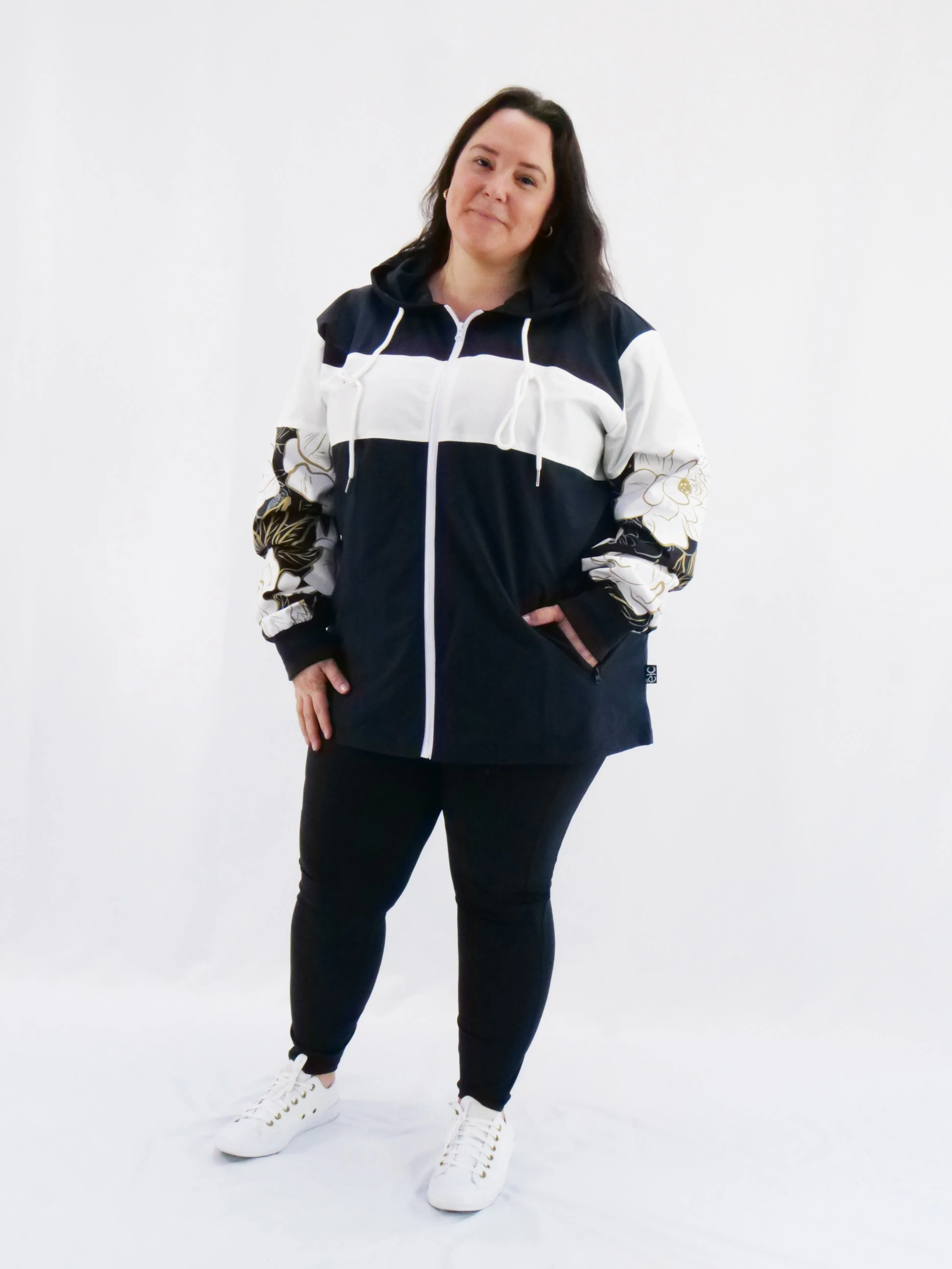 Summer Peonie Zip Up Parka PRE ORDER