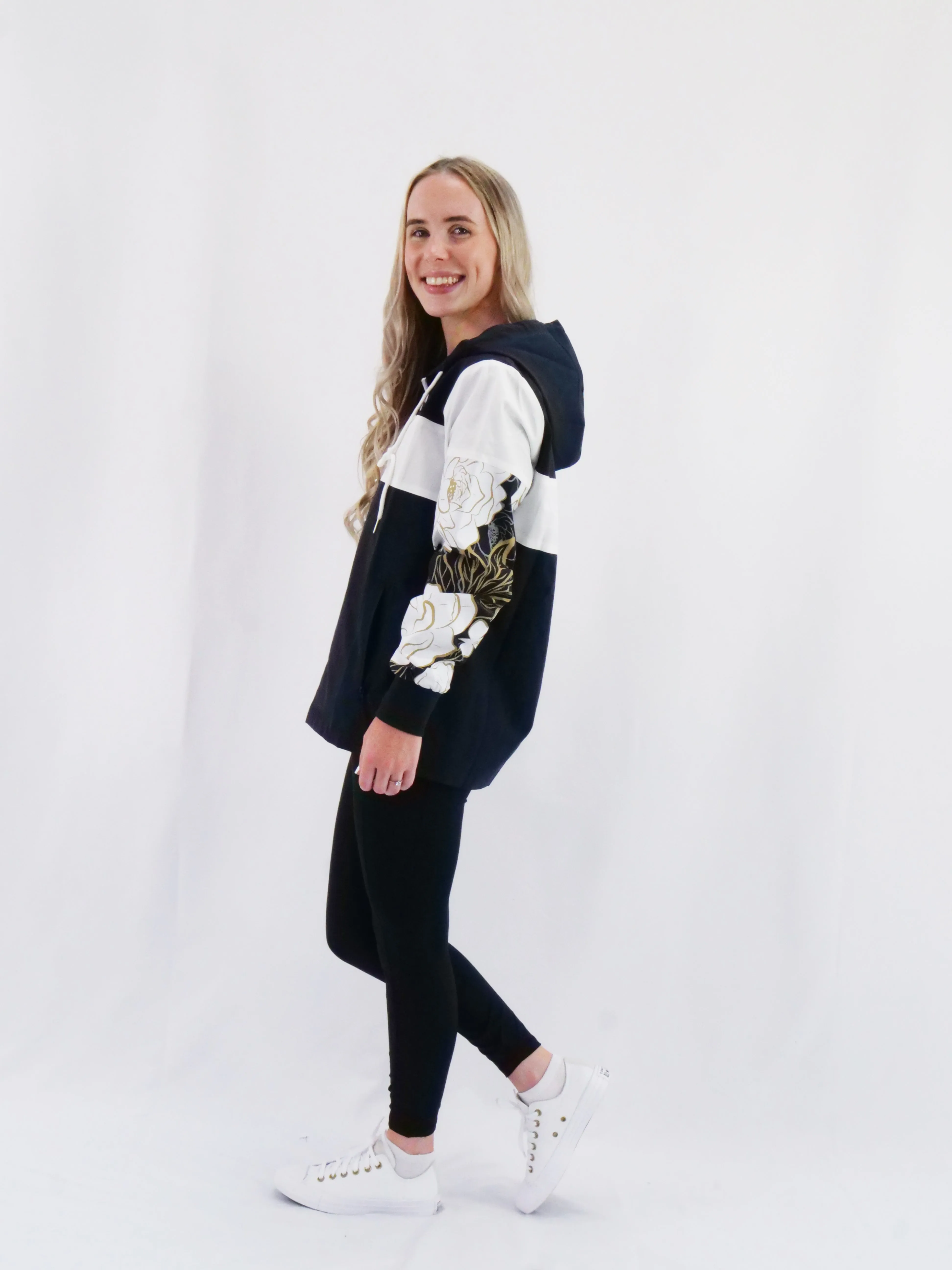 Summer Peonie Zip Up Parka PRE ORDER