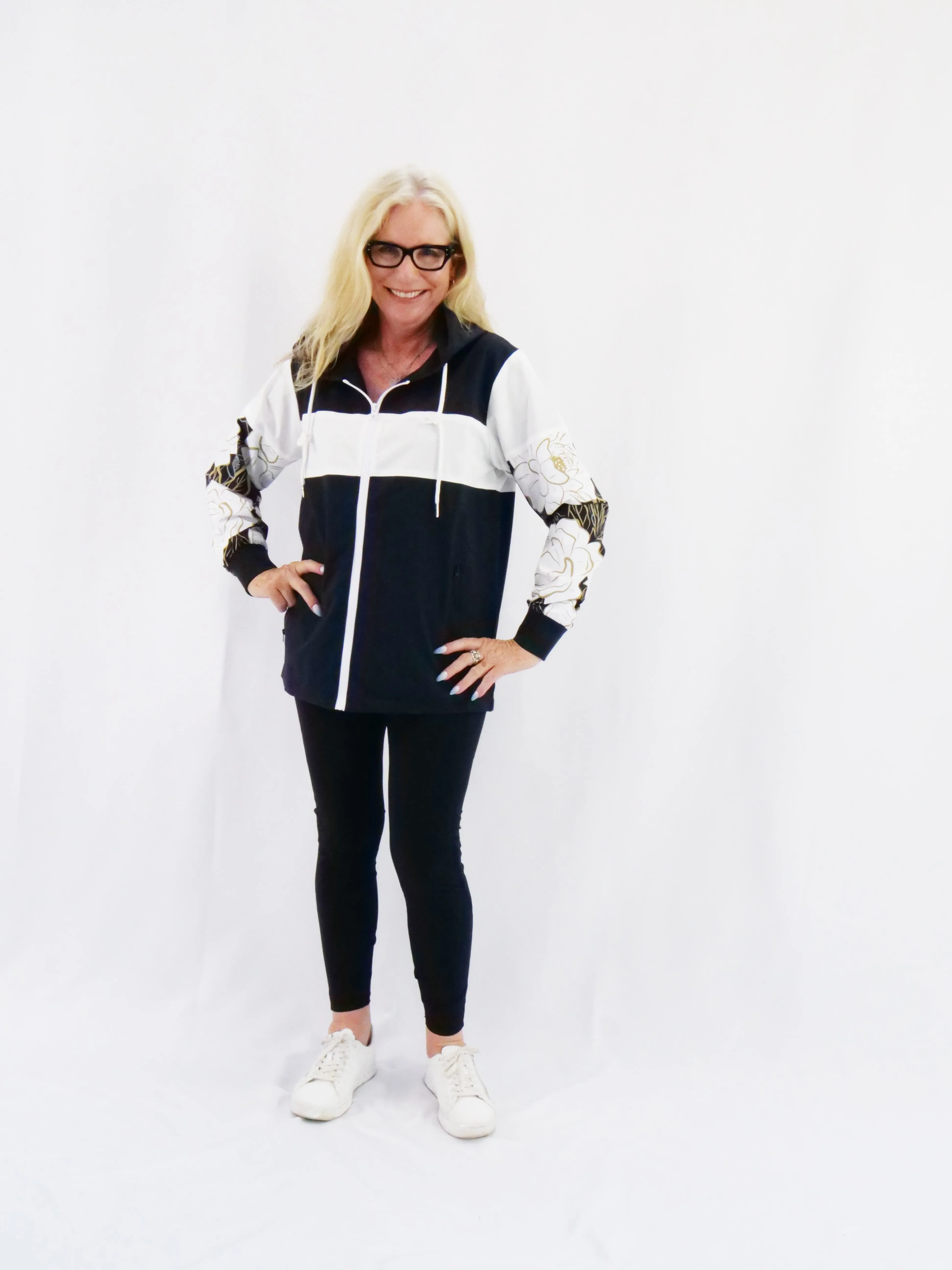 Summer Peonie Zip Up Parka PRE ORDER