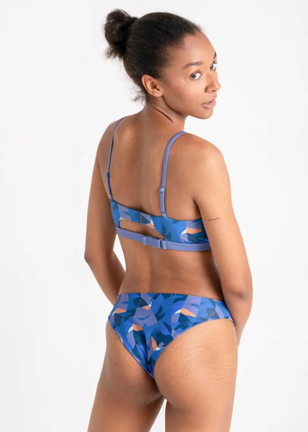 Surin Bikini Bottom reversible in Violet Feather