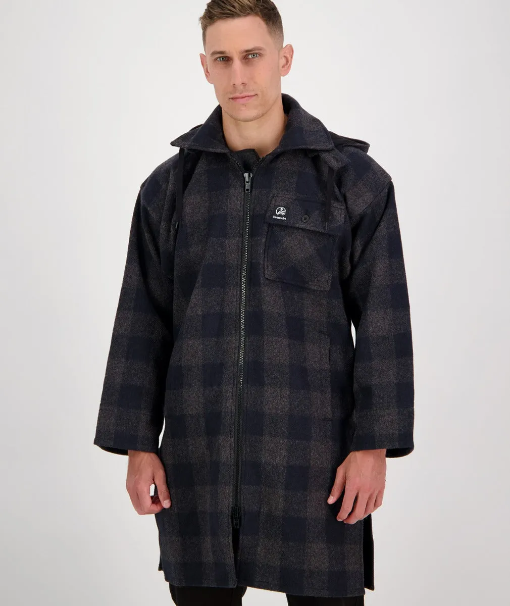 Swanndri Mosgiel Wool Bushshirt with Zip-Up Front - SSD0116