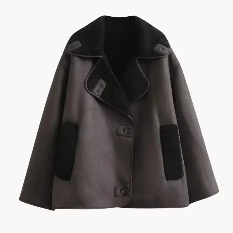 Tatjana | durable faux oversized jacket for women