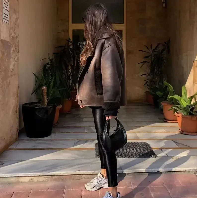 Tatjana | durable faux oversized jacket for women