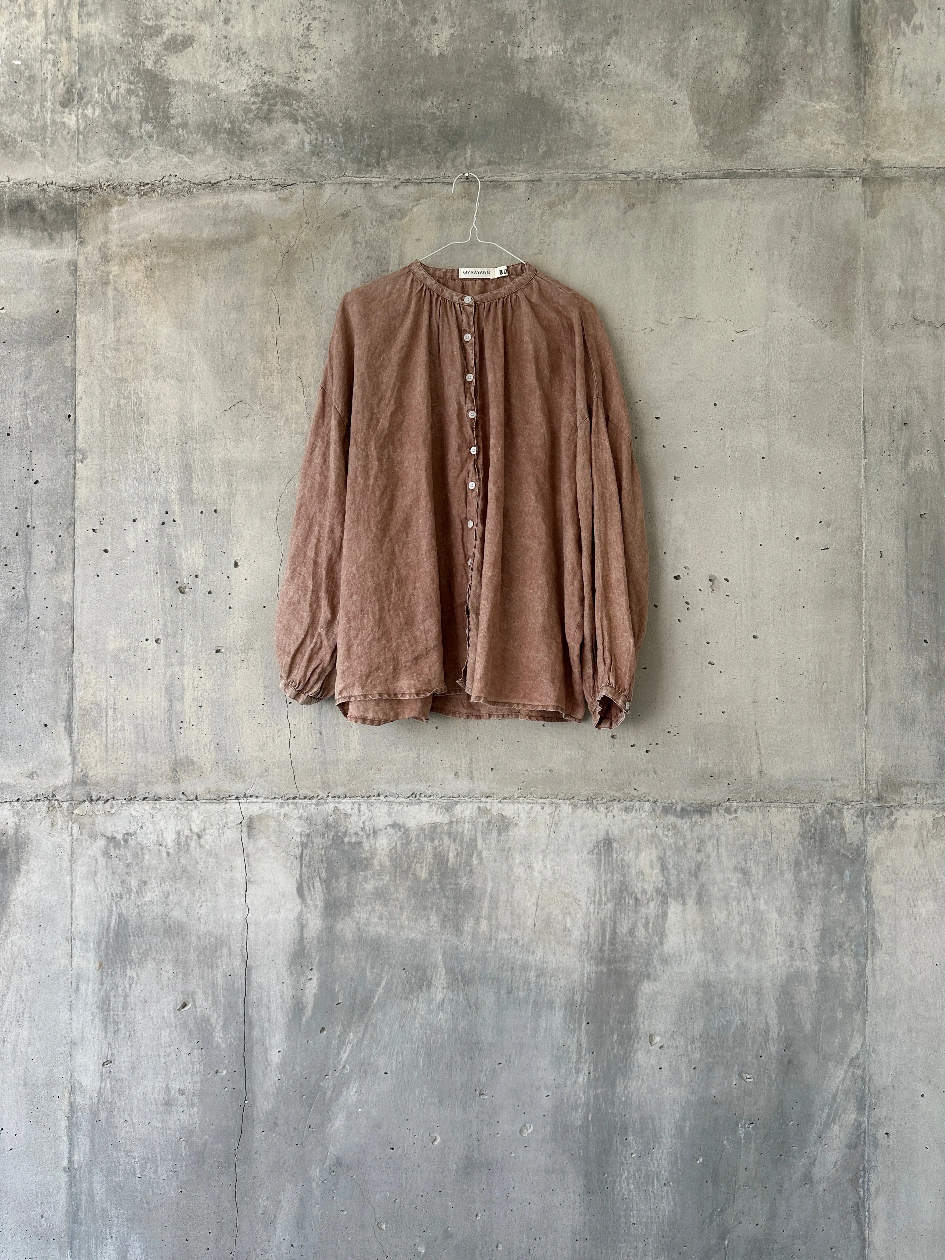 TERLALU [ too ]  -  blouse oversized 100% linen