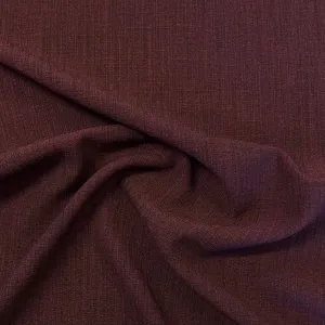 Textured Linen Look - Wine