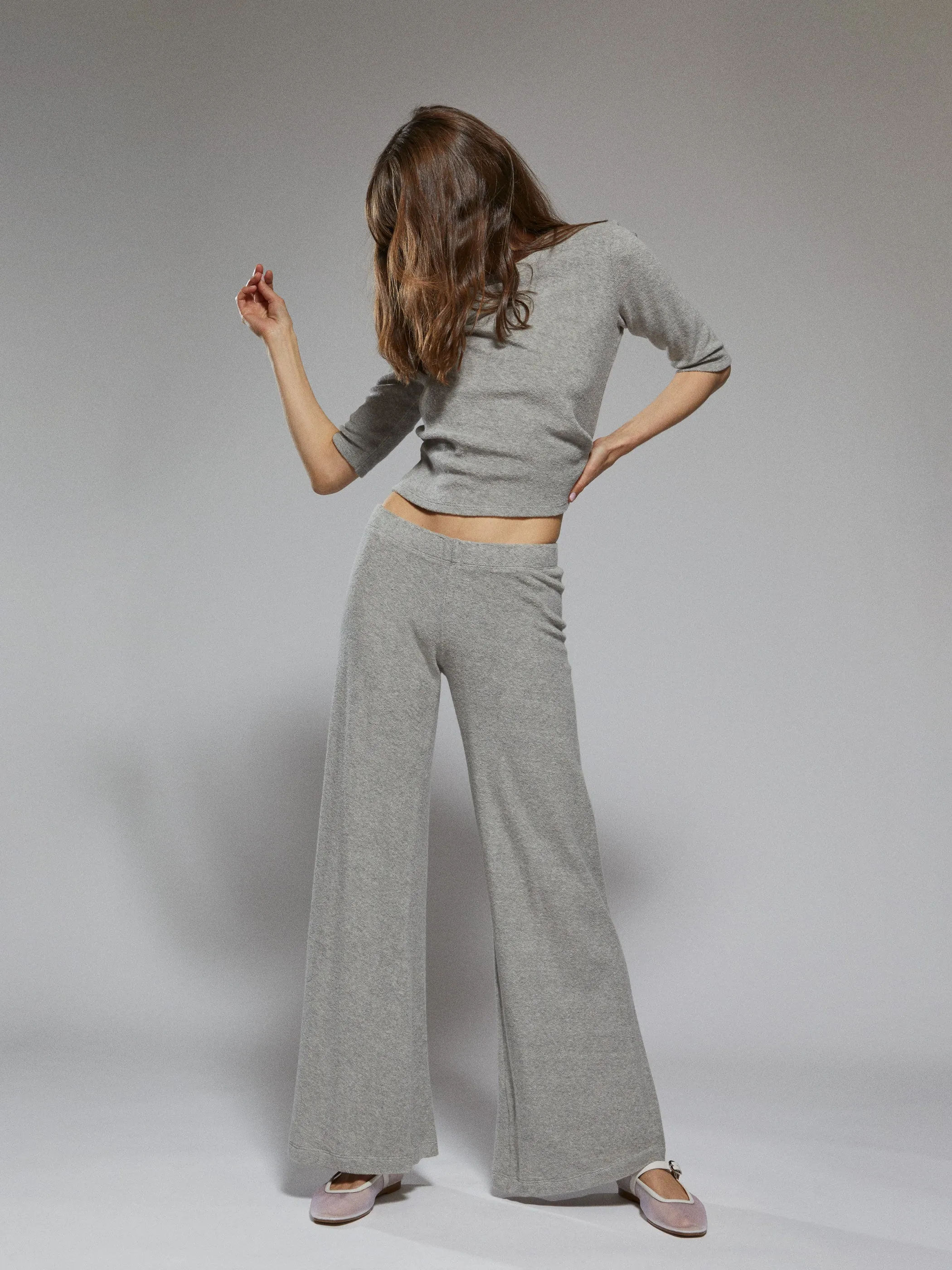 The Corfu Elbow Sleeve Crew in Terry