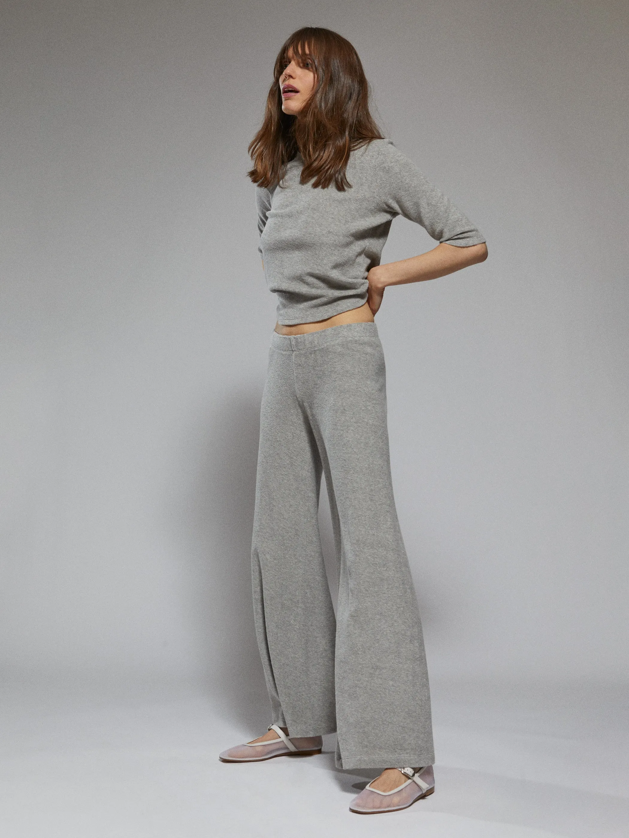 The Corfu Elbow Sleeve Crew in Terry