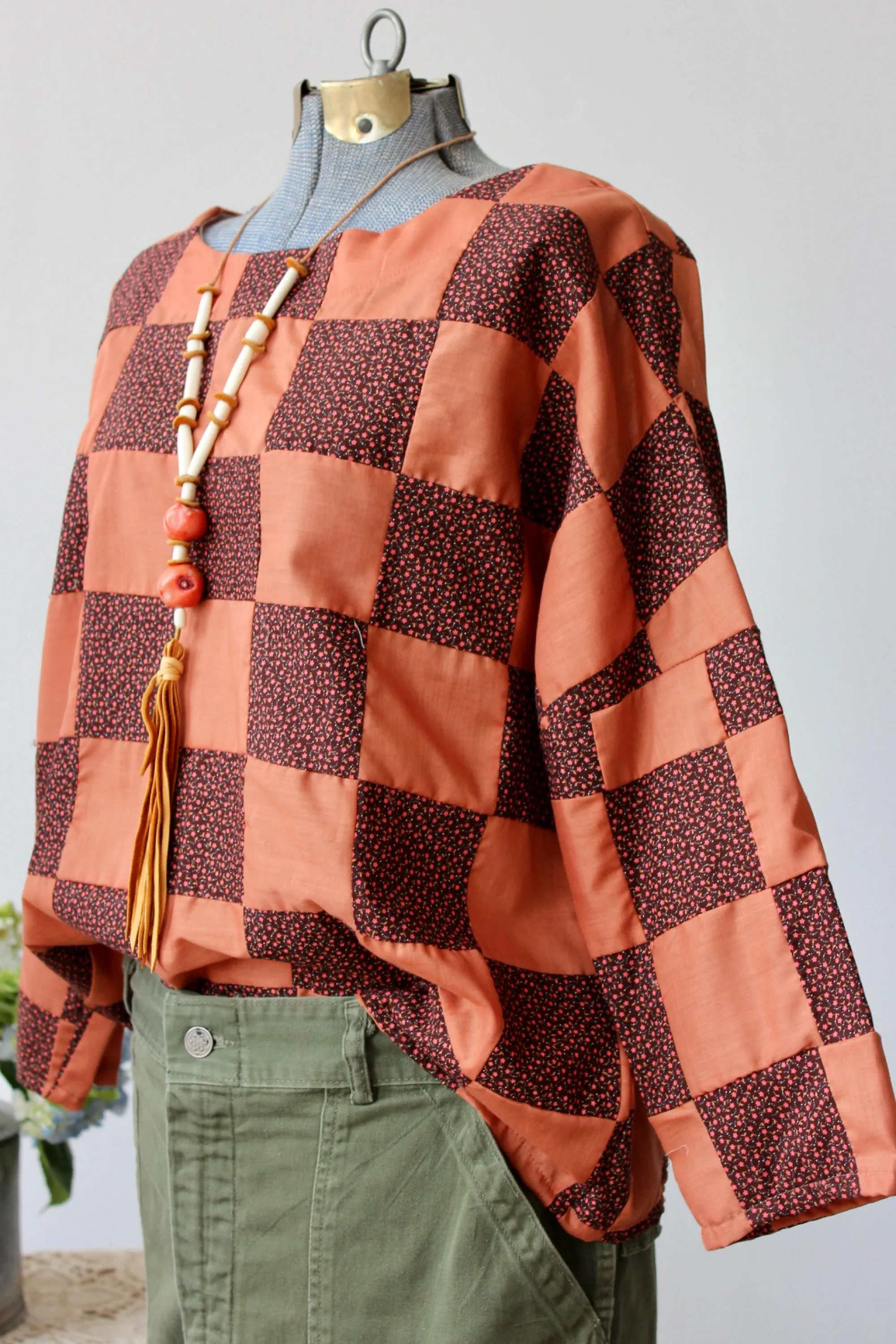 The Highlands Foundry Rust Heritage Quilt Top THF59