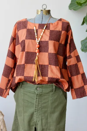 The Highlands Foundry Rust Heritage Quilt Top THF59