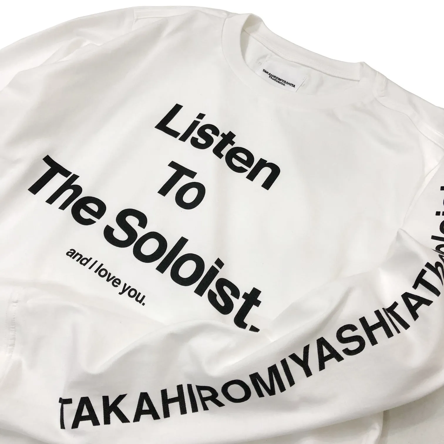 THE SOLOIST. LONG SLEEVE T-SHIRT "LISTEN TO THESOLOIST."