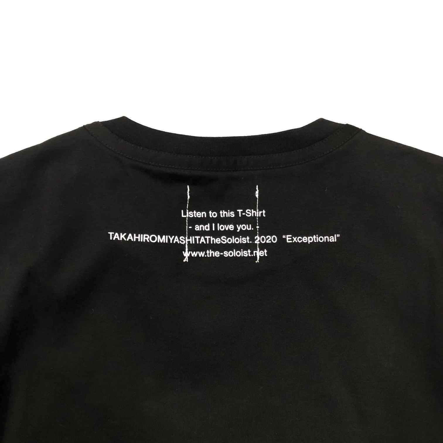 THE SOLOIST. LONG SLEEVE T-SHIRT "LISTEN TO THESOLOIST."
