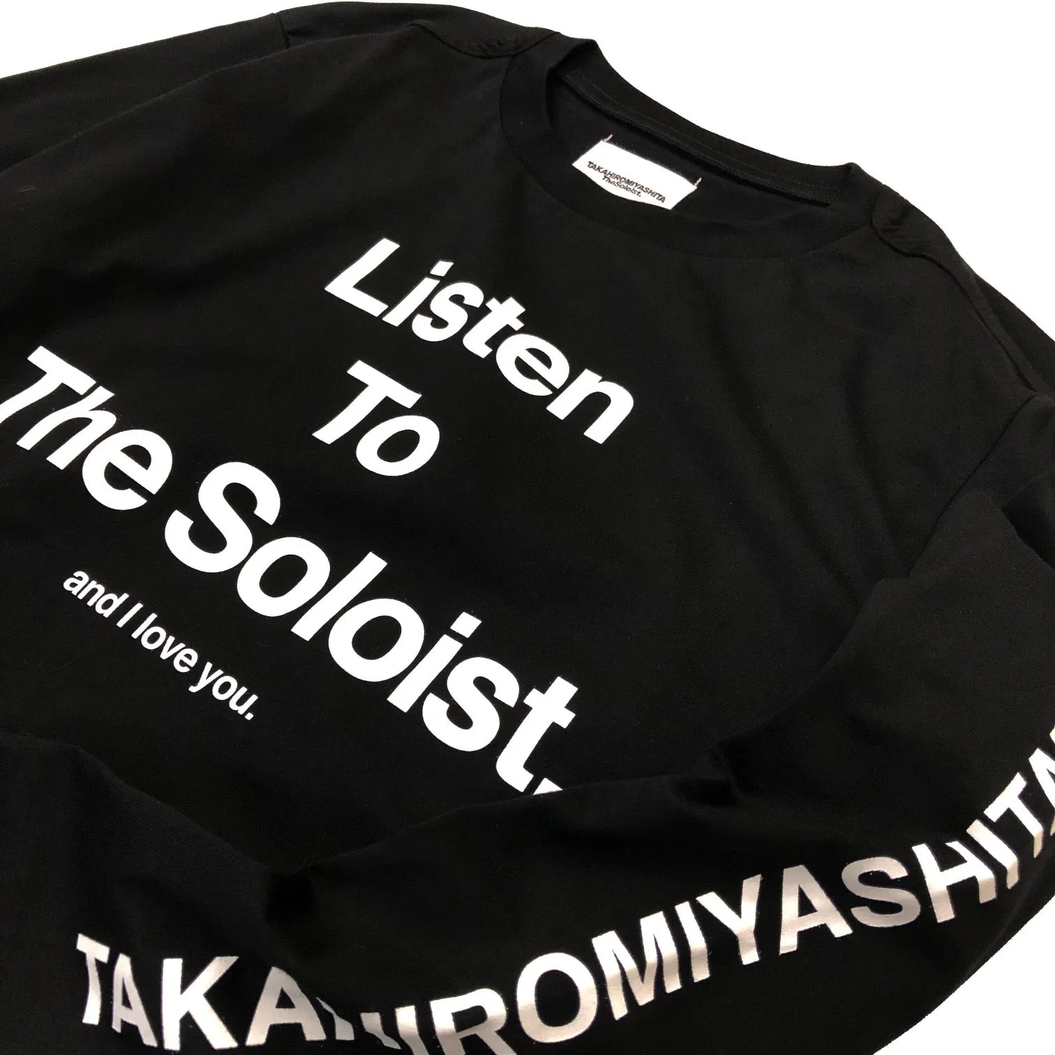 THE SOLOIST. LONG SLEEVE T-SHIRT "LISTEN TO THESOLOIST."