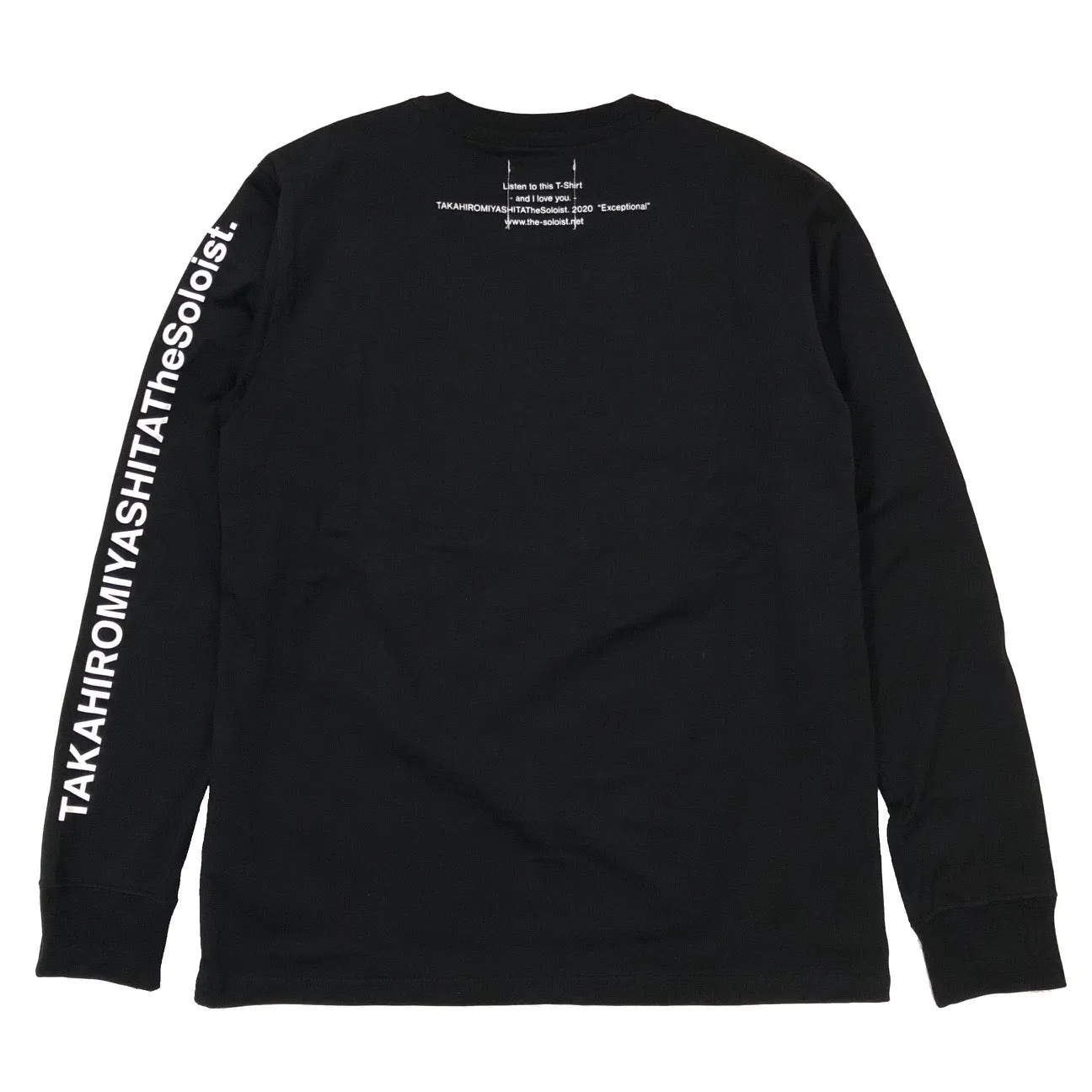 THE SOLOIST. LONG SLEEVE T-SHIRT "LISTEN TO THESOLOIST."
