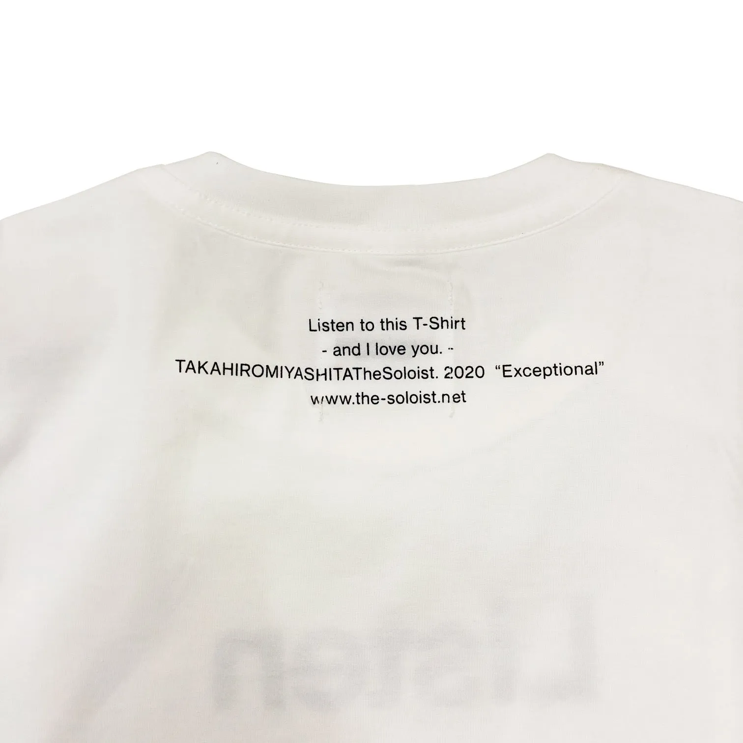 THE SOLOIST. LONG SLEEVE T-SHIRT "LISTEN TO THESOLOIST."