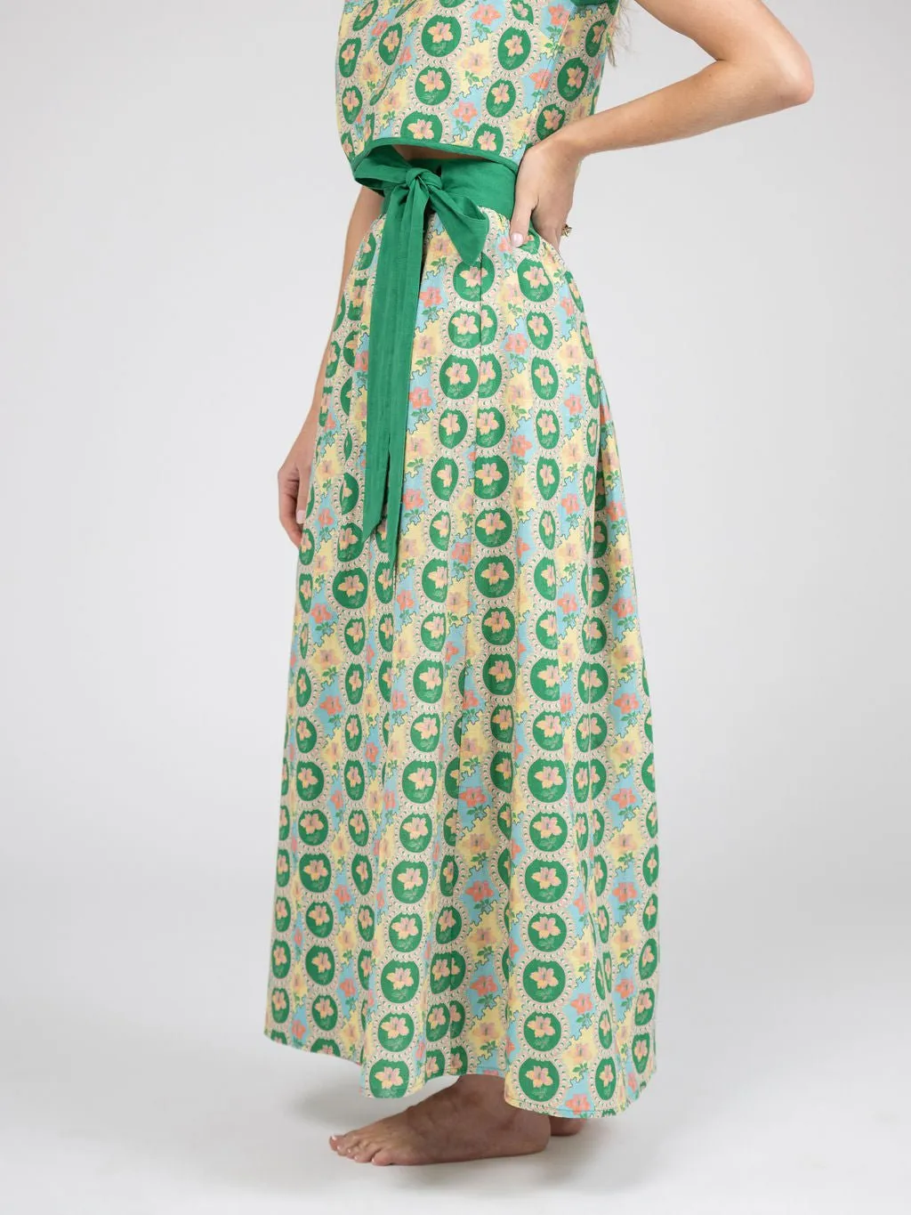 The Sullivan Skirt in Lace Sorbet by Beau & Ro