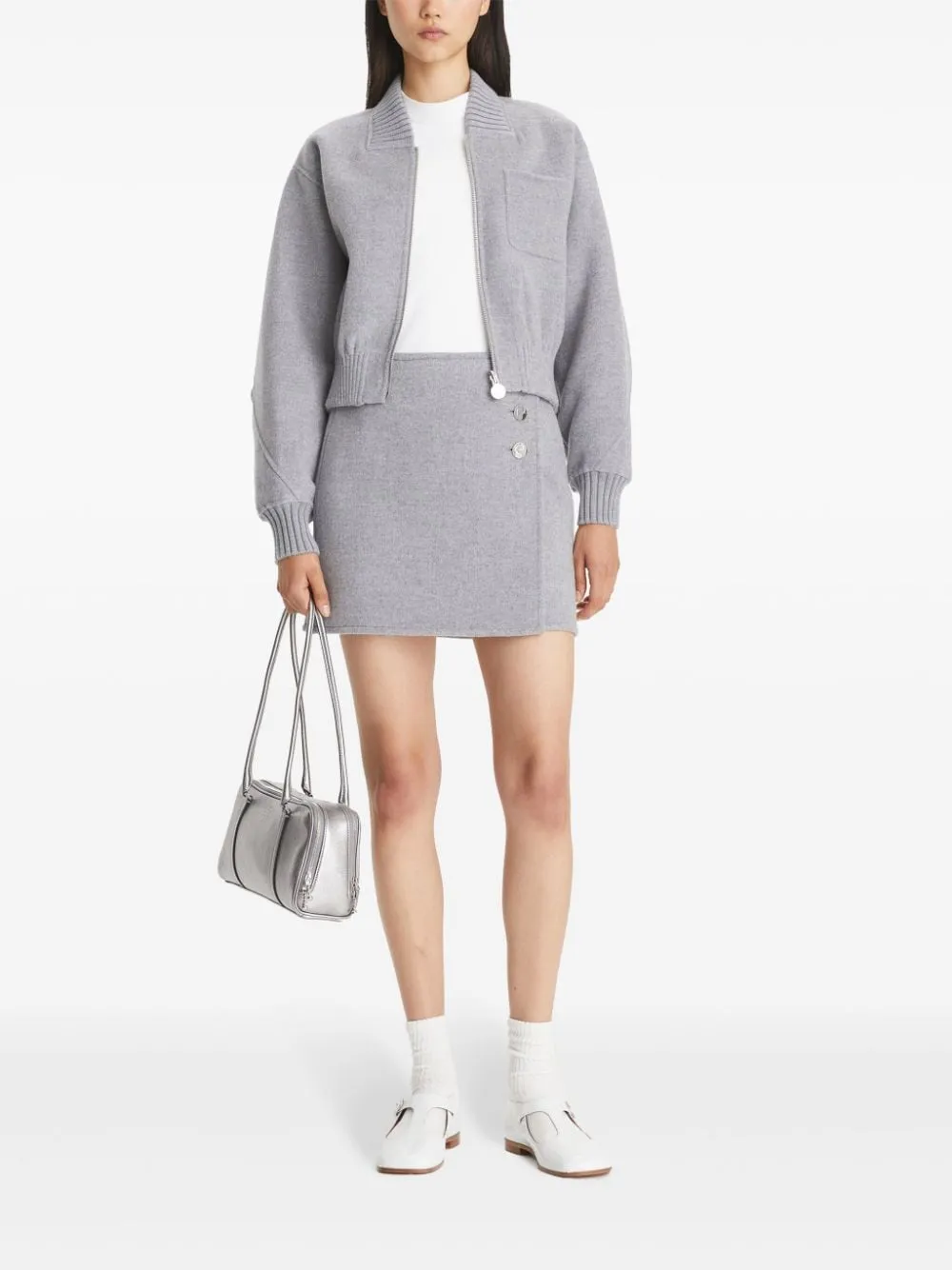 Tory Burch Grey Skirt