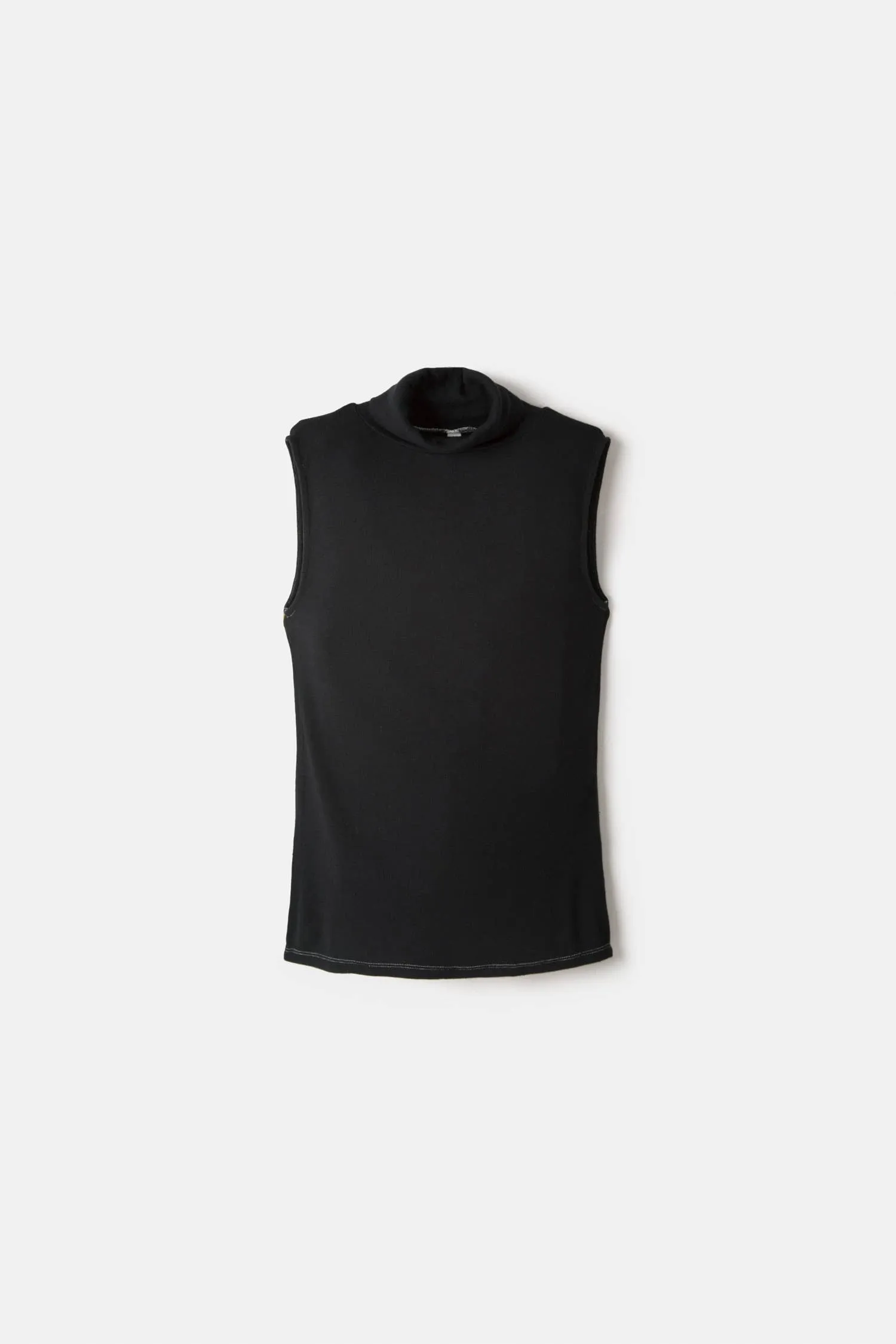 Turtleneck Jersey Top