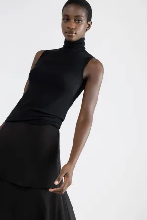 Turtleneck Jersey Top