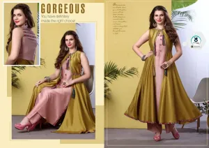 Tussar Cotton Silk Kurti & Pant (Set)