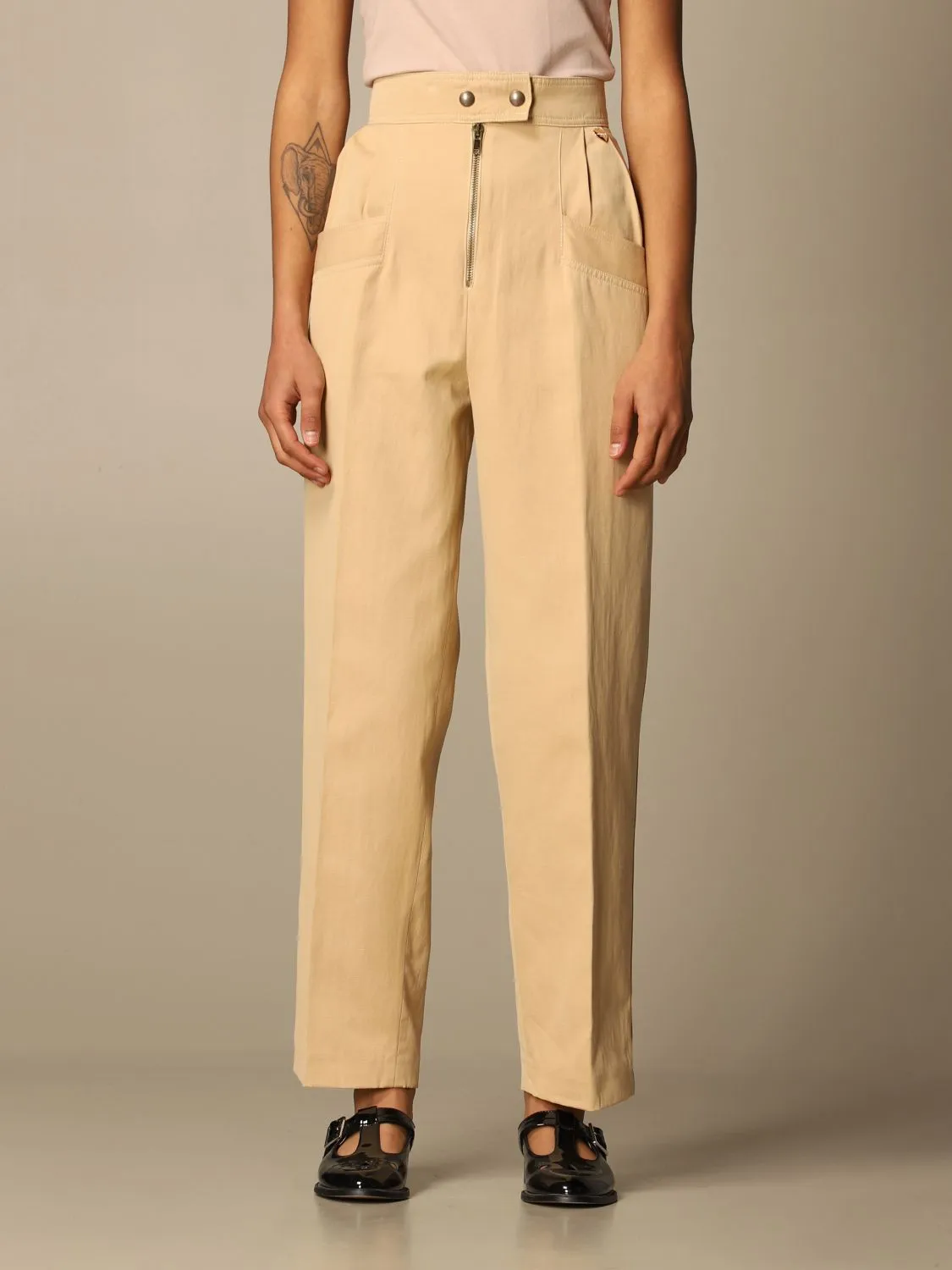 Twinset - Pantalone Wide Leg Pants