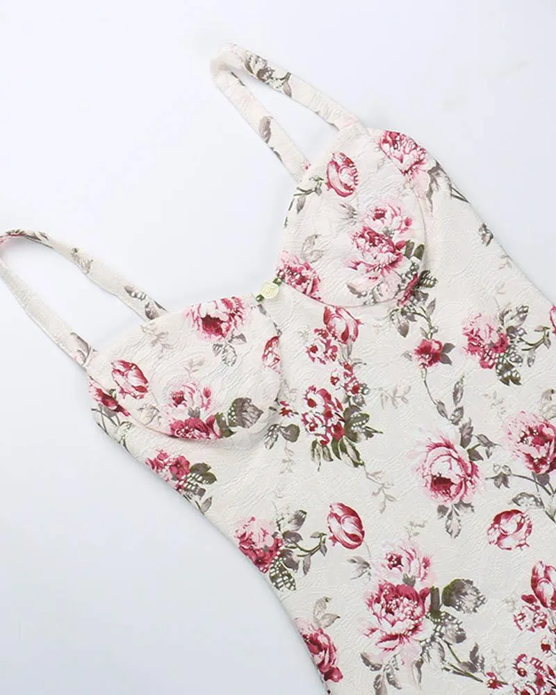 Tzofiya Floral Print Dress