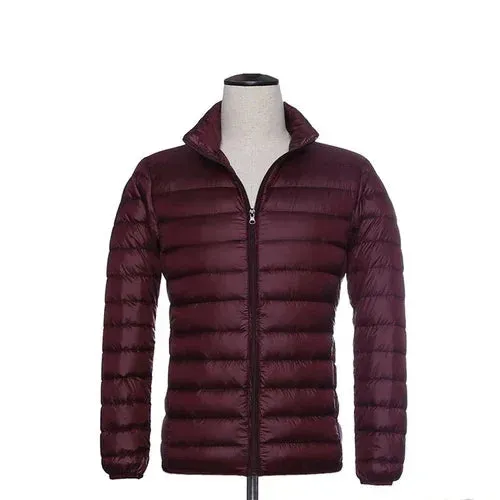 Ultralight down jacket - hood - zip - lightweight puffer jacket - winter jackets for men