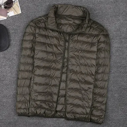 Ultralight down jacket - hood - zip - lightweight puffer jacket - winter jackets for men