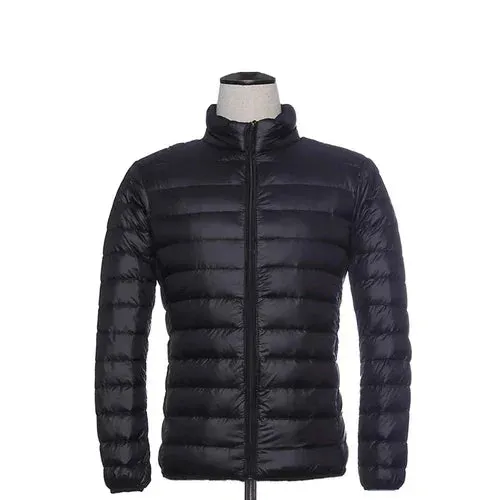 Ultralight down jacket - hood - zip - lightweight puffer jacket - winter jackets for men